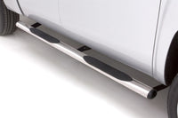 Thumbnail for Lund 05-23 Nissan Frontier Crew Cab 4in. Oval Straight SS Nerf Bars - Polished
