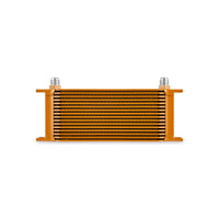 Thumbnail for Mishimoto Universal 16-Row Oil Cooler Gold