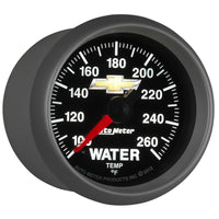 Thumbnail for AutoMeter Gauge Water Temp 2-1/16in. 100-260 Deg. F Digital Stepper Motor Chevy Gold Bowtie