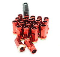 Thumbnail for Wheel Mate Muteki SR45R Lug Nut Kit Lock Set 12x1.5 45mm - Red
