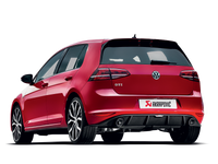 Thumbnail for Akrapovic 13-17 Volkswagen Golf GTI (VII) Slip-On Line (Titanium) w/ Carbon Tips