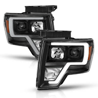 Thumbnail for ANZO 2009-2014 Ford F-150 Projector Light Bar H.L Black Amber