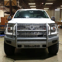 Thumbnail for Road Armor 15-17 Ford F-150 Vaquero Front Bumper Full Guard - Tex Blk