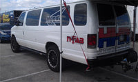 Thumbnail for N-Fab Nerf Step 95-14 Ford E-350 Van 3-Step Van 3 Door - Tex. Black - W2W - 3in