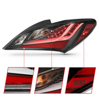 Thumbnail for ANZO 10-13 Hyundai Genesis 2DR LED Taillights Smoke