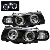 Thumbnail for Spyder BMW E38 7-Series 99-01 Projector Headlights 1PC Xenon- LED Halo Blk PRO-YD-BMWE3899-HID-HL-BK