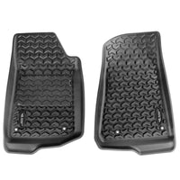 Thumbnail for Rugged Ridge Floor Liner Kit Black F/R 20-21 Jeep Gladiator (JT)