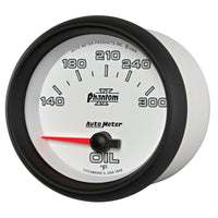 Thumbnail for Autometer Phantom II 2 5/8in 140-300 Degree F Short Sweep Electronic Oil Temperature Gauge