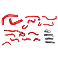 Thumbnail for HPS Reinforced Red Silicone Radiator + Heater Hose Kit Coolant for Toyota 89-92 4Runner 3.0L V6 with Rear Heater Left Hand Drive
