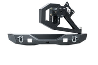 Thumbnail for Rugged Ridge 07-18 Jeep Wrangler (JK/JKU) XOR Rear Bumper w/Swing Out Tire Carrier - Tex. Blk