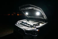 Thumbnail for KC HiLiTES Cyclone 2in. LED Universal Under Hood Lighting Kit (Incl. 2 Cyclone Lights/Switch/Wiring)