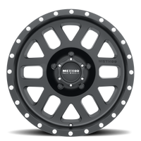Thumbnail for Method MR306 Mesh 17x8.5 0mm Offset 5x4.5 83mm CB Matte Black Wheel
