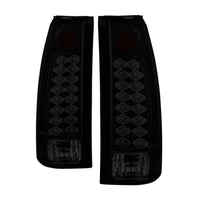 Thumbnail for Spyder Chevy C/K Series 1500 88-98/GMC Sierra 88-98 LED Tail Lights Blk Smke ALT-YD-CCK88-LED-BSM