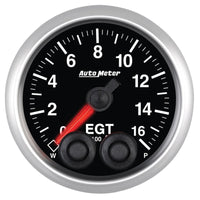 Thumbnail for Autometer Elite 52mm 0-1600F EGT Peak & Warn w/ Electronic Control Gauge