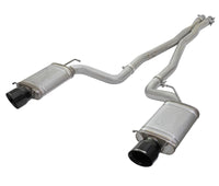 Thumbnail for aFe Mach Force-Xp 3in CB Stainless Steel Dual Exhaust System w/ Black Tips 09-15 Cadillac CTS-V