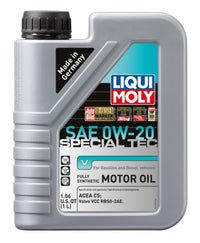 Thumbnail for LIQUI MOLY 1L Special Tec V Motor Oil SAE 0W20 - Single