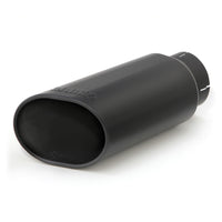 Thumbnail for Banks Power Tailpipe Tip Kit - SS Obround Slash Cut - Black - 4in Tube - 5in X 6in X 14in