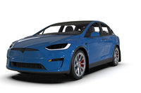 Thumbnail for Rally Armor 2022 Tesla Model X Black UR Mud Flap w/ Red Logo
