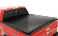 Thumbnail for Lund 04-17 Nissan Titan (5.5ft. Bed w/Titan Box) Genesis Tri-Fold Tonneau Cover - Black