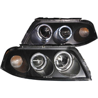 Thumbnail for ANZO 2001-2005 Volkswagen Passat Projector Headlights w/ Halo Black