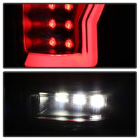 Thumbnail for Spyder 04-08 Ford F-150 Projector Tail Lights - Light Bar DRL LED - Black ALT-YD-FF15004V2-LBLED-BK