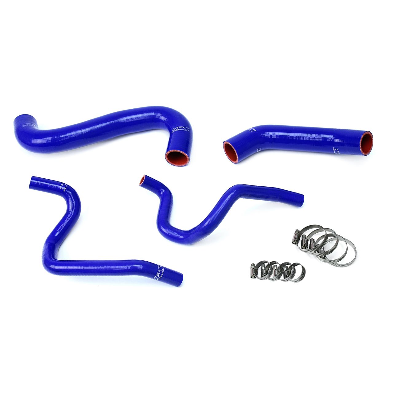 HPS Blue Reinforced Silicone Radiator + Heater Hose Kit for Subaru 2002 Impreza 2.5L Non Turbo Left Hand Drive