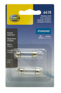 Thumbnail for Hella Bulb 6418 12V 5W Sv858 T325 10X35 (2)