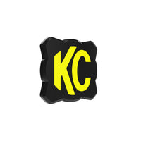 Thumbnail for KC HiLiTES FLEX ERA 1 Single Light Cover ONLY (Black/Yellow KC Logo)