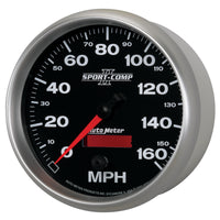 Thumbnail for Autometer Sport-Comp II 5 inch 0-160MPH Electronic Programmable Speedometer
