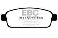 Thumbnail for EBC 13+ Buick Encore 1.4 Turbo Greenstuff Rear Brake Pads