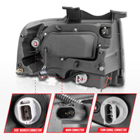 Thumbnail for ANZO 2007-2014 Ford Expedition Projector Headlights Chrome