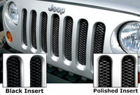 Thumbnail for Rampage 2007-2018 Jeep Wrangler(JK) Grille 3D Single Piece - Black