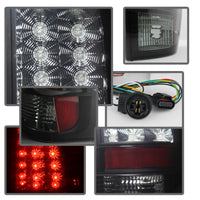 Thumbnail for Spyder Chevy Suburban/GMC Yukon/Yukon Denali 07-14 LED Tail Lights Blk Smke ALT-YD-CSUB07-LED-BSM