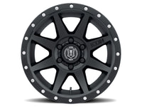 Thumbnail for ICON Rebound 18x9 6x5.5 25mm Offset 6in BS 95.1mm Bore Satin Black Wheel