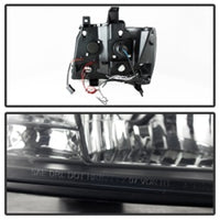 Thumbnail for Spyder Chevy Suburban 1500 07-14 Projector Headlights LED Halo LED Blk Smke PRO-YD-CSUB07-HL-BSM