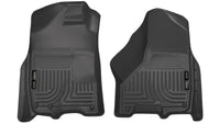 Thumbnail for Husky Liners 09-10 Dodge Ram 1500/2500/3500 WeatherBeater Front Row Black Floor Liners