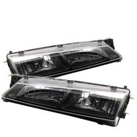 Thumbnail for Spyder Nissan 240SX 97-98 Crystal Headlights Black HD-YD-N294-BK
