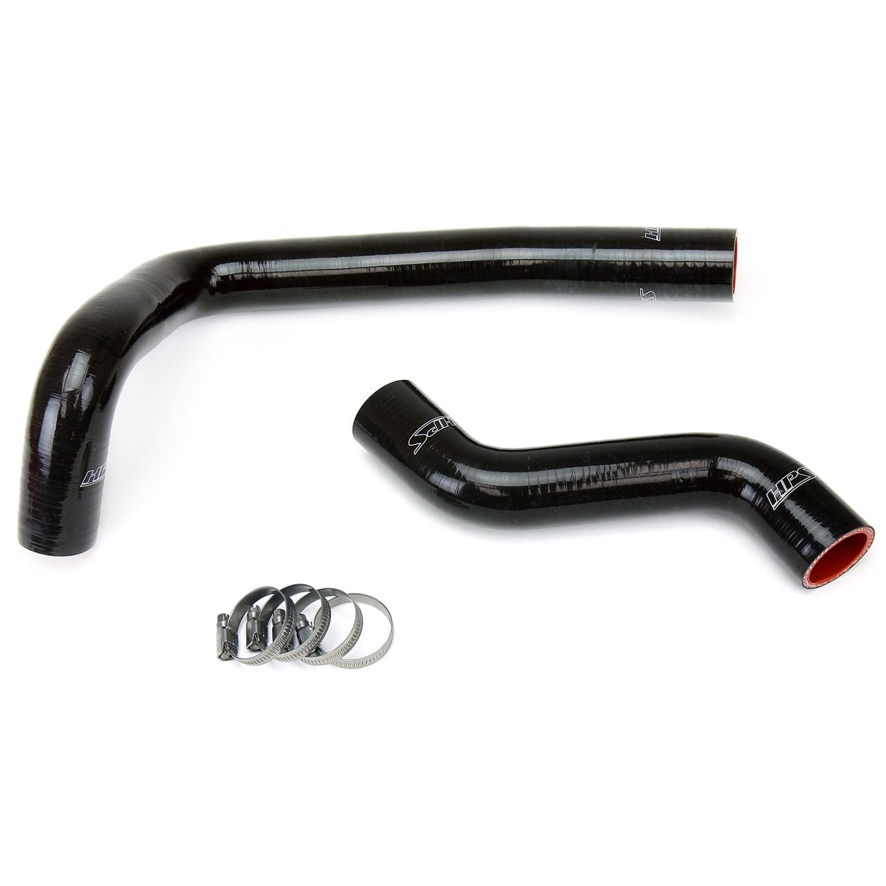 HPS Black Reinforced Silicone Radiator Hose Kit Coolant for Mazda 93-97 RX7 FD3S