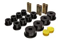 Thumbnail for Energy Suspension 94-02 Dodge Ram Black Rear Leaf Spring Bushing Set