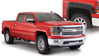 Thumbnail for Bushwacker 14-18 Chevy Silverado 1500 Fleetside Pocket Style Flares 4pc - Black