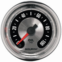 Thumbnail for Autometer American Muscle 52mm Full Sweep Electric 0-100 PSI Oil Pressure Gauge