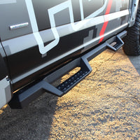 Thumbnail for Westin/HDX 17-18 Ford F-150 SuperCrew Drop Nerf Step Bars - Textured Black