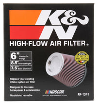 Thumbnail for K&N Round Tapered Universal Air Filter 6 inch Flange 7 1/2 inch Base 5 inch Top 7 1/2 inch Height