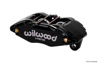Thumbnail for Wilwood Caliper-Dynapro Honda/Acura - Black Powder 1.62in Pistons .83in Disc