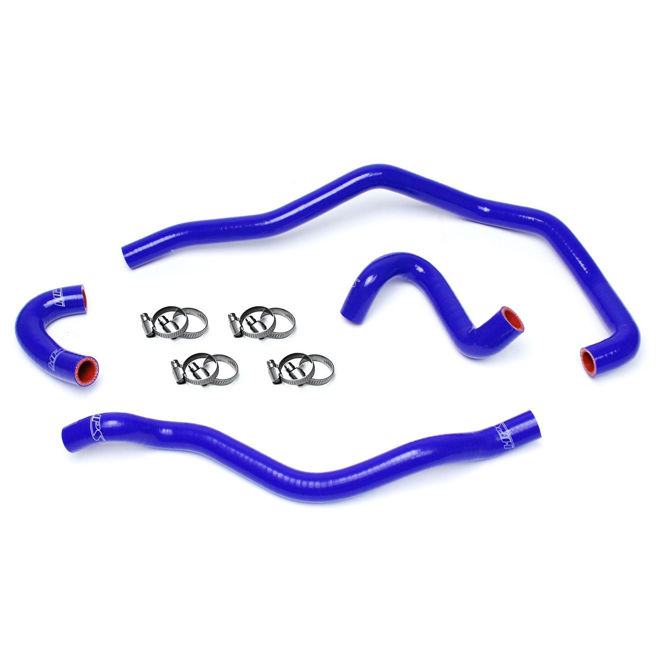 HPS Reinforced Blue Silicone Heater Hose Kit Coolant for BMW 01-06 E46 M3 Left Hand Drive