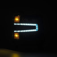 Thumbnail for AlphaRex 16-18 Chevy 1500HD NOVA-Series LED Proj Headlghts Alpha BK Atv Lgt/SeqSig & DRL(Req 810023)