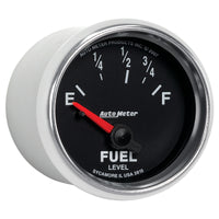Thumbnail for AutoMeter Gauge Fuel Level 2-1/16in. 73 Ohm(e) to 10 Ohm(f) Elec Gs