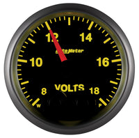Thumbnail for Autometer Elite 52.4mm Peak & Warn w/ Electronic Control 8-18 Volt Voltmeter