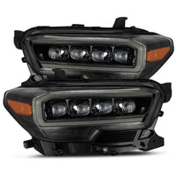 Thumbnail for AlphaRex 16-20 Toyota Tacoma NOVA LED Projector Headlight Plank Style Alpha Black w/Activation Light