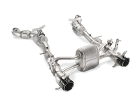 Thumbnail for Akrapovic 16-17 Ferrari 488 GTB/488 Spyder Slip-On Line (Titanium) w/ Carbon Tips